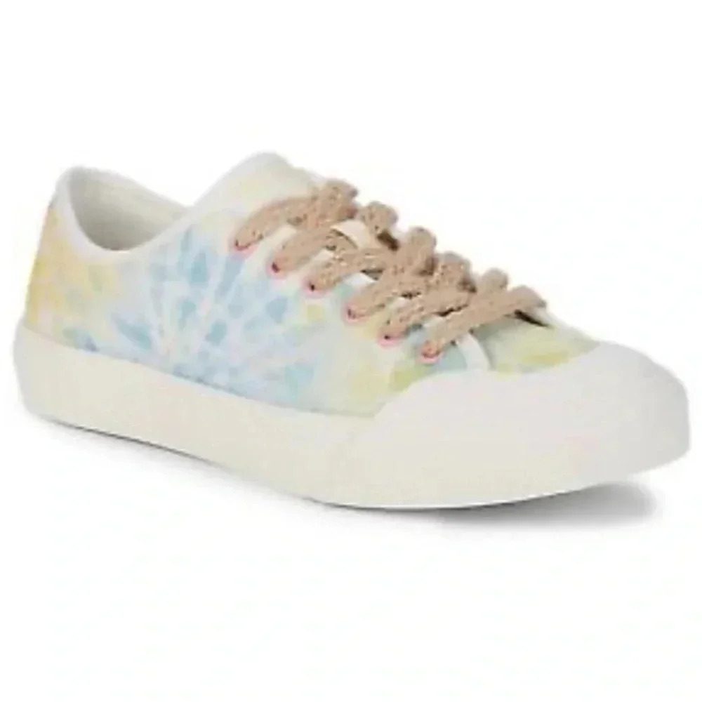 Dolce Vita Bryton x Clear 7 Teal Multi Tye-dye Canvas size 9.5 women 7.5 men
